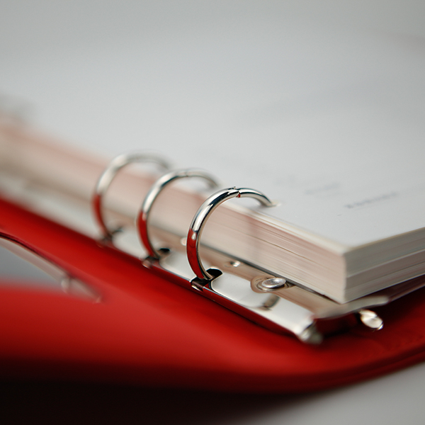 愛歐裝訂方式--圈裝（鐵圈，塑料圈裝）